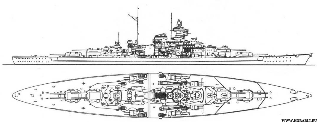 Немецкий линкор тирпиц, технические характеристики ттх, обзор вооружения и размера, история создания и видео гибели корабля