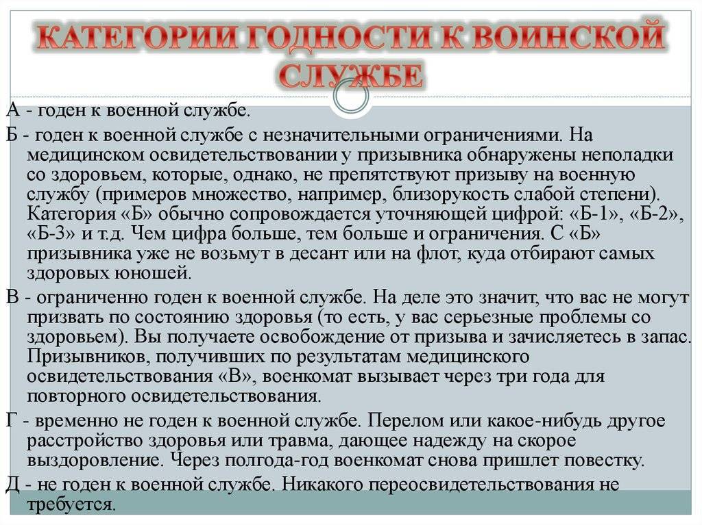 Права и обязанности призывников в России