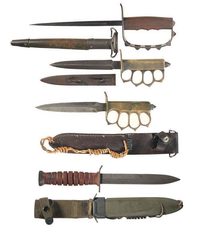 Траншейный нож - окопное холодное оружие, предназначение, самые известные модели и страны-производители, характеристики, современные аналоги