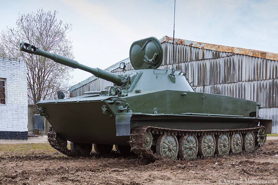 Плавающий танк пт-76