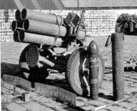 Nebelwerfer 41 и 42 "ванюша" немецкий реактивный шестиствольный миномет вермахта, технические характеристики ттх, обзор 150 и 210 мм снаряда
