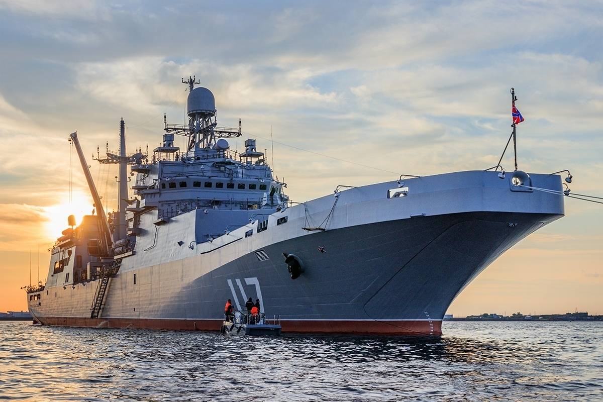 «иван грен» - российский большой десантный корабль проекта 11711