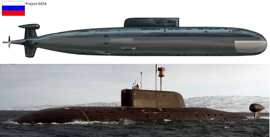 Атомные торпедные и многоцелевые подводные лодки. проекты 945 "барракуда" и 945а "кондор"