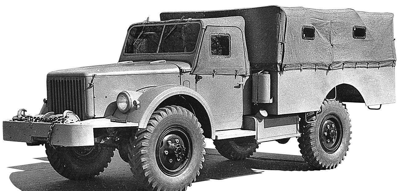 Полноприводный грузовик газ-63