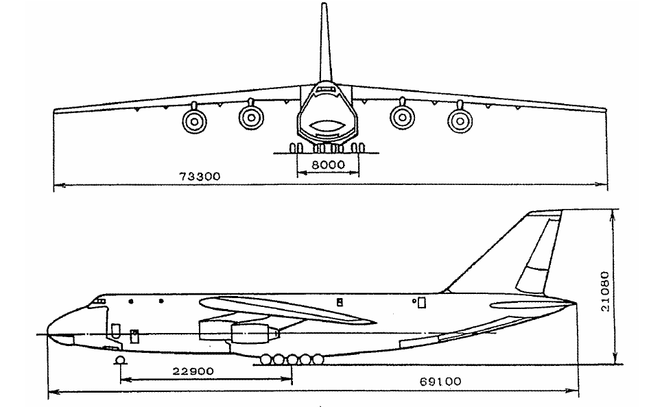 Транспортный самолет ан-22 «антей»: технические характеристики, запас топлива, конструкция
