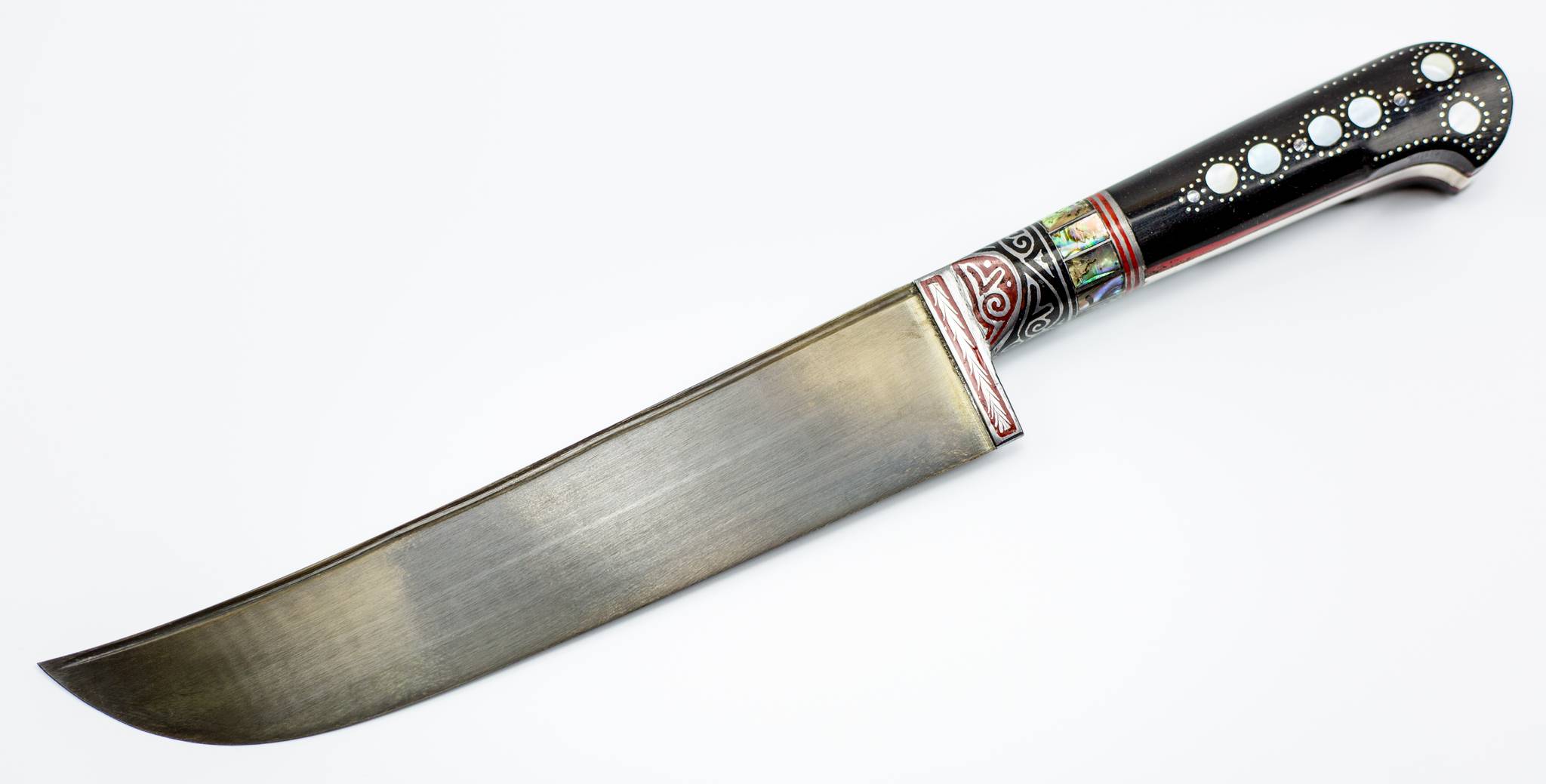 Узбекский нож из клапана