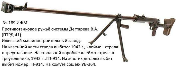 Противотанковое ружьё птрc-41 симонова 1941