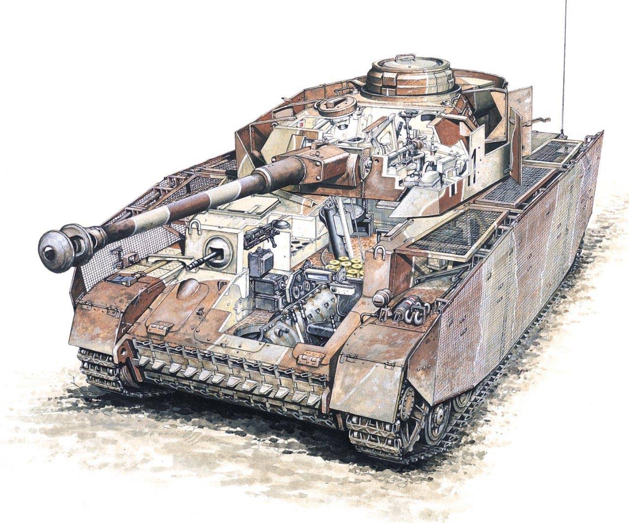 Pz.kpfw iv немецкий средний танк