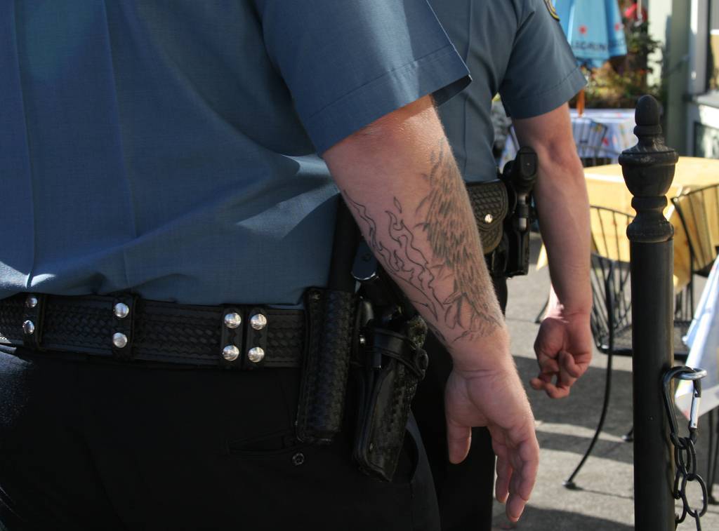 Татуированные сотрудники полиции