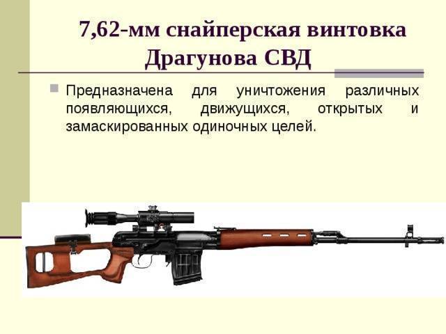 Снайперская винтовка драгунова: точно в цель - русская семерка