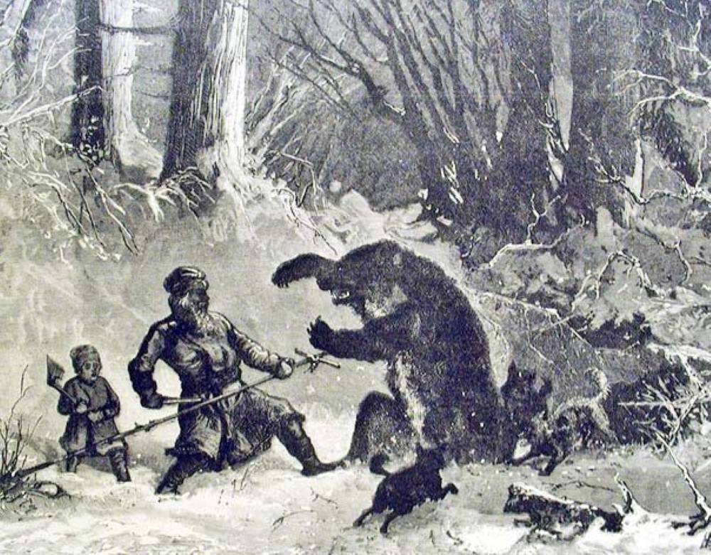 Охота на медведя с рогатиной и ножом – особенности, тактика и видео