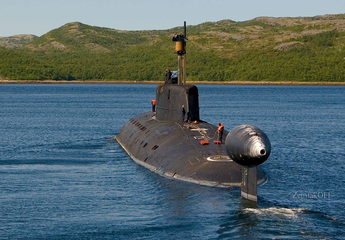Атомная подводная лодка «псков» проекта 945а «кондор»