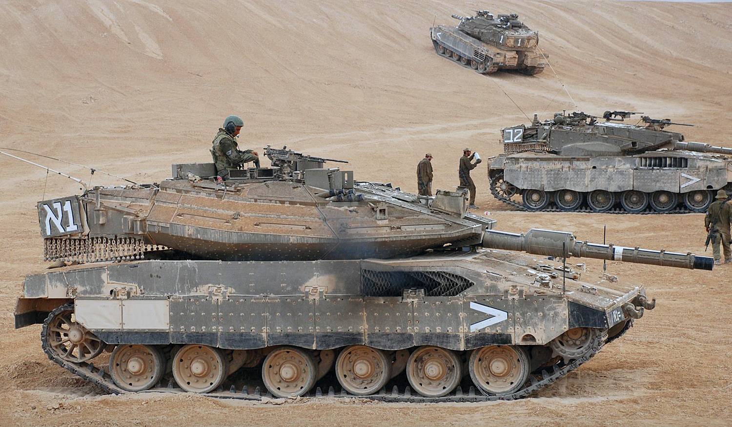 Израильские танки: "меркава мк.4", "магах 3", "сабра"