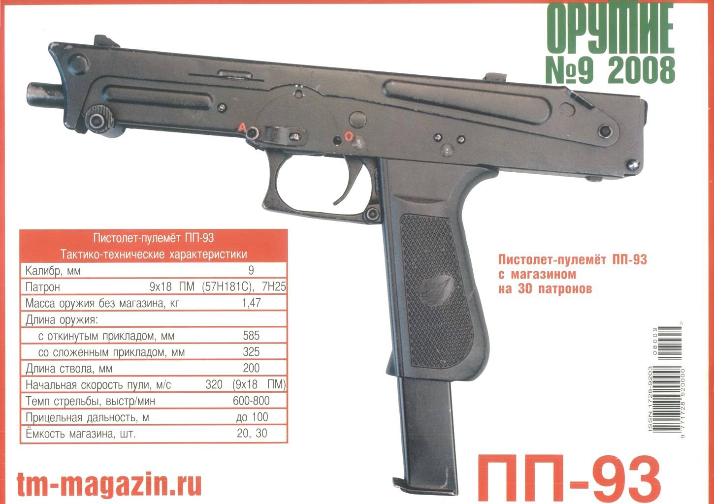 Пистолет-пулемет fn p90