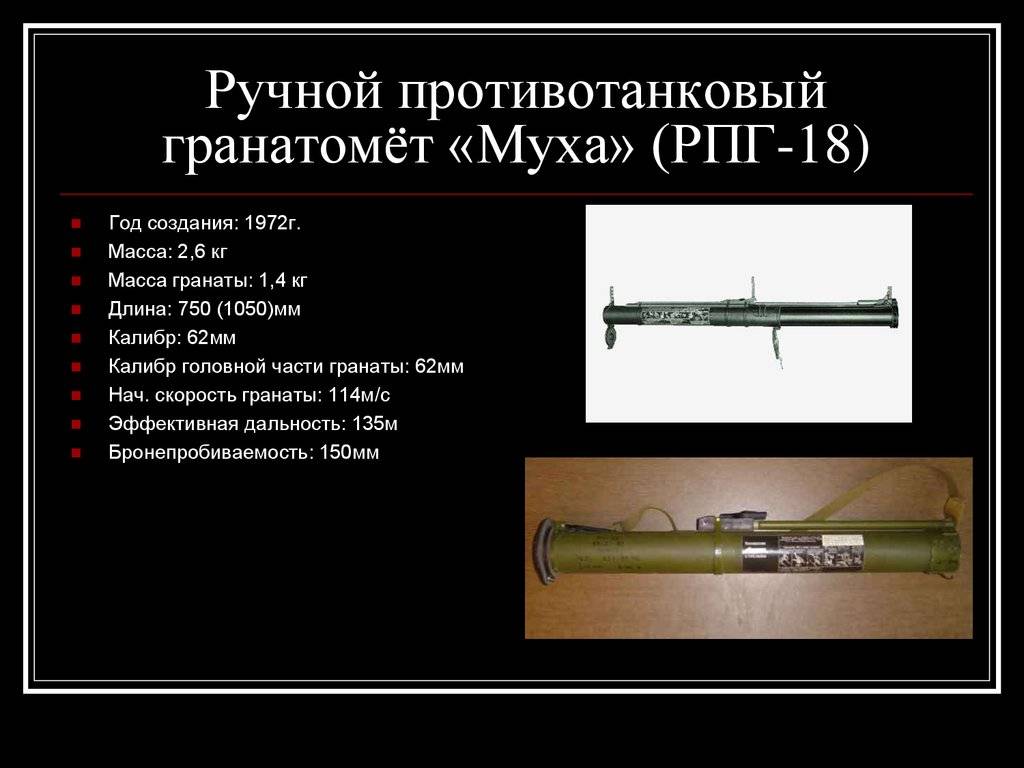 Гранатомет "муха": технические характеристики и фото :: syl.ru