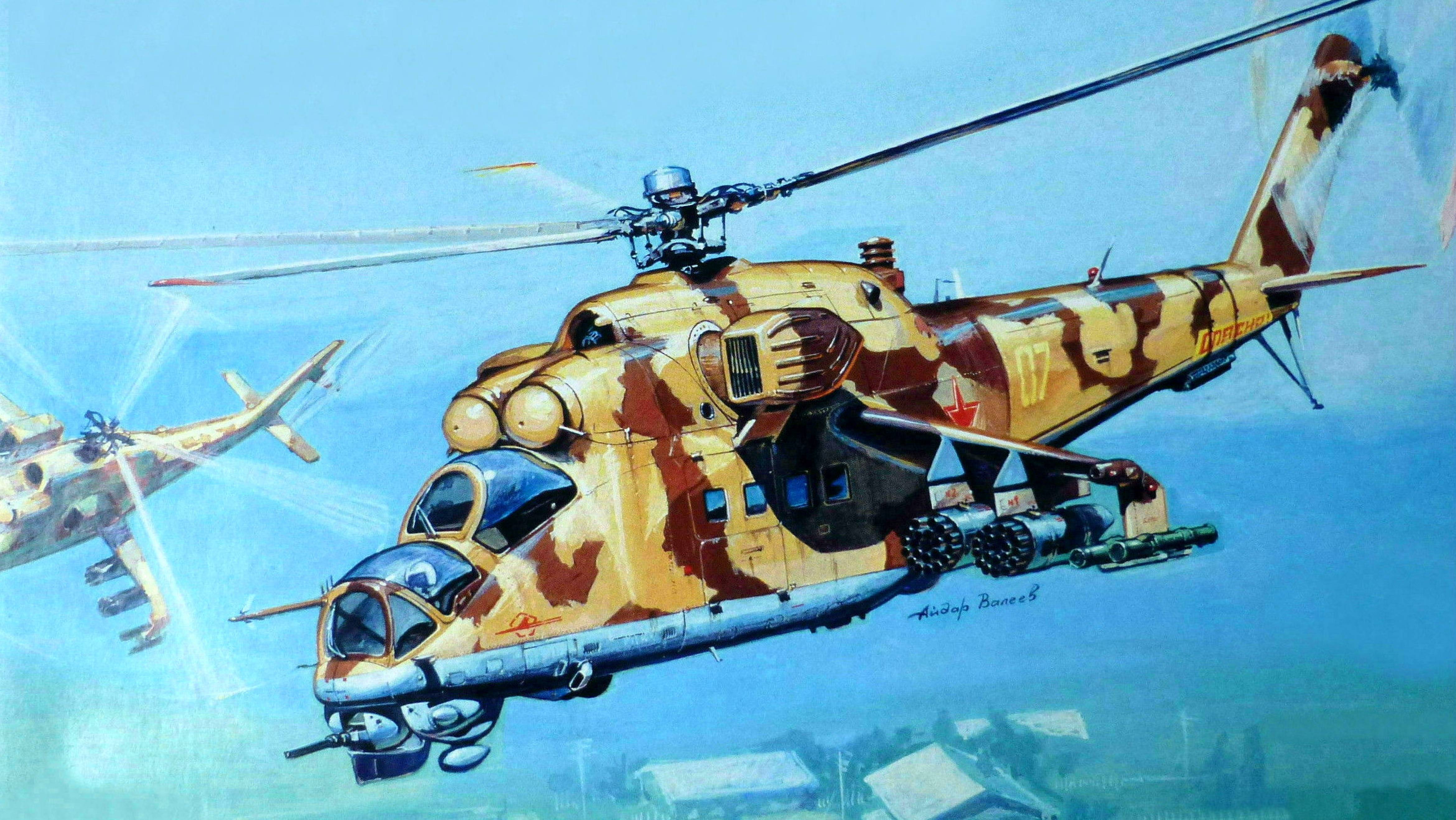 Ударные вертолеты ми-24 и ми-35 азербайджана, ч-1.