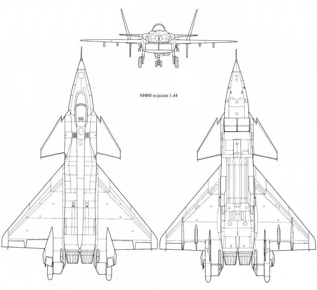 Миг 1.44 мфи - советский истребитель пятого поколения, история разработки, особенности конструкции и вооружение, характеристики, причины закрытия проекта