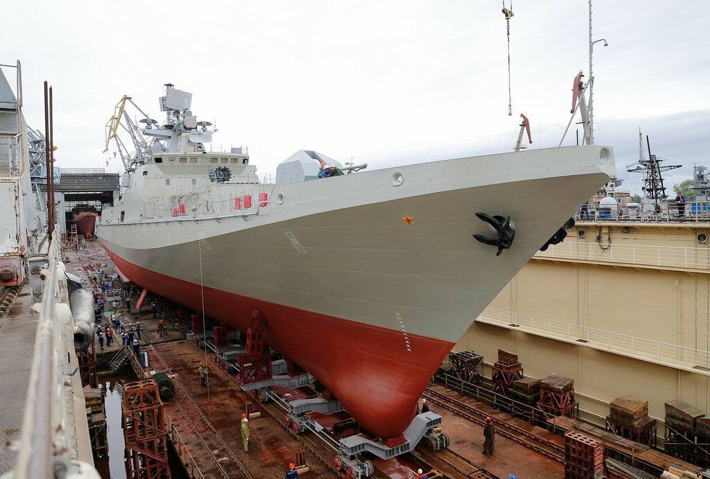 Новый сторожевой корабль «адмирал григорович» введен в состав вмф россии