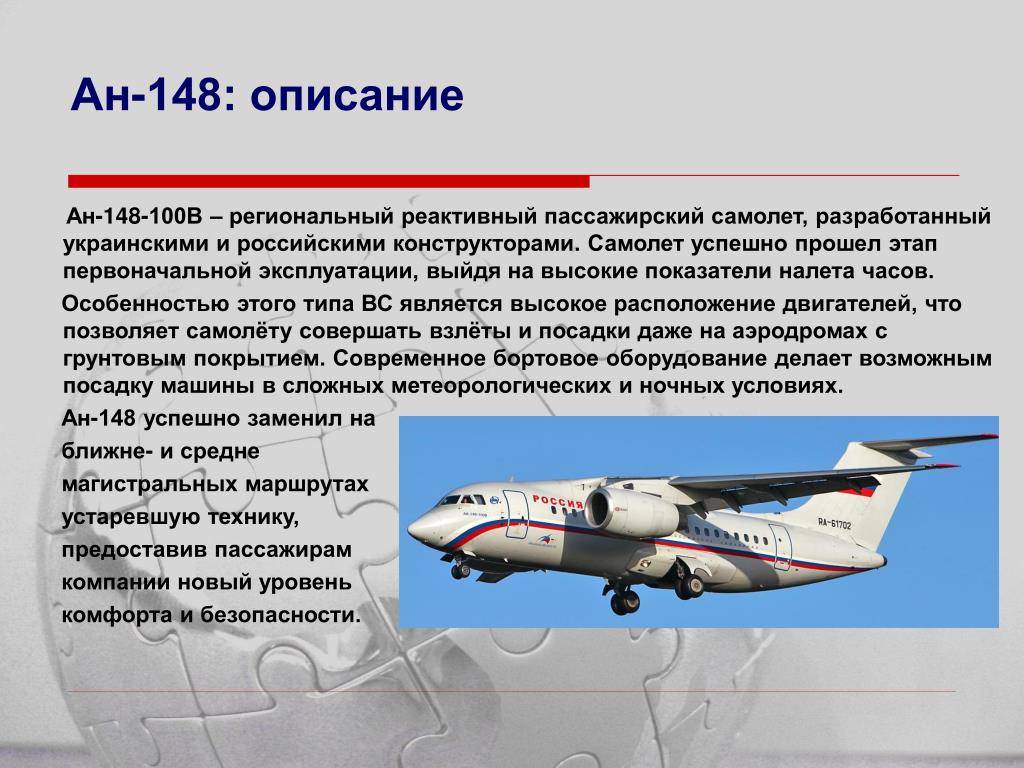 Самолет ан-148