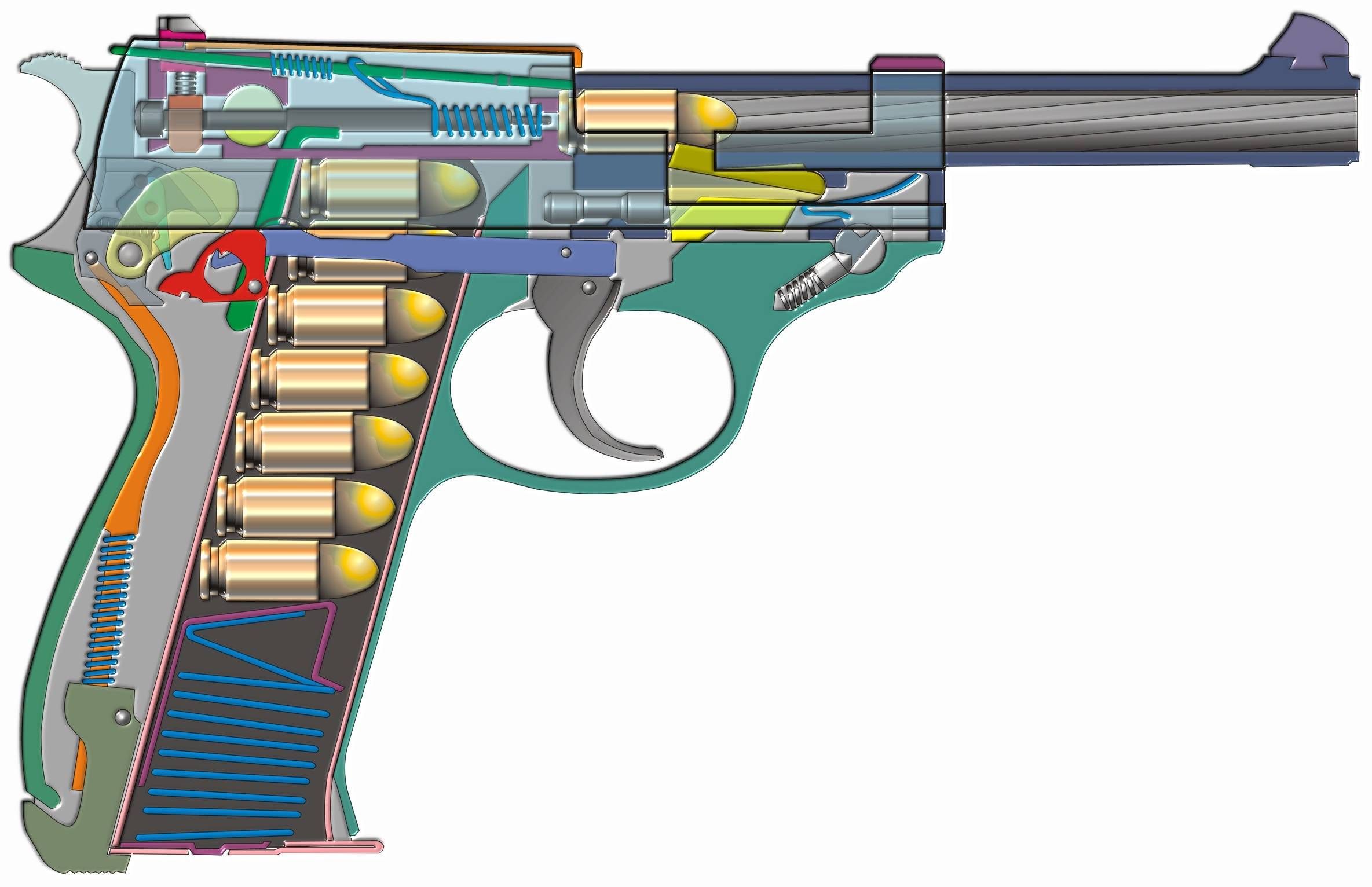 Пневматический пистолет umarex walther p38 (вальтер p38): характеристики, принцип действия, разборка, видео