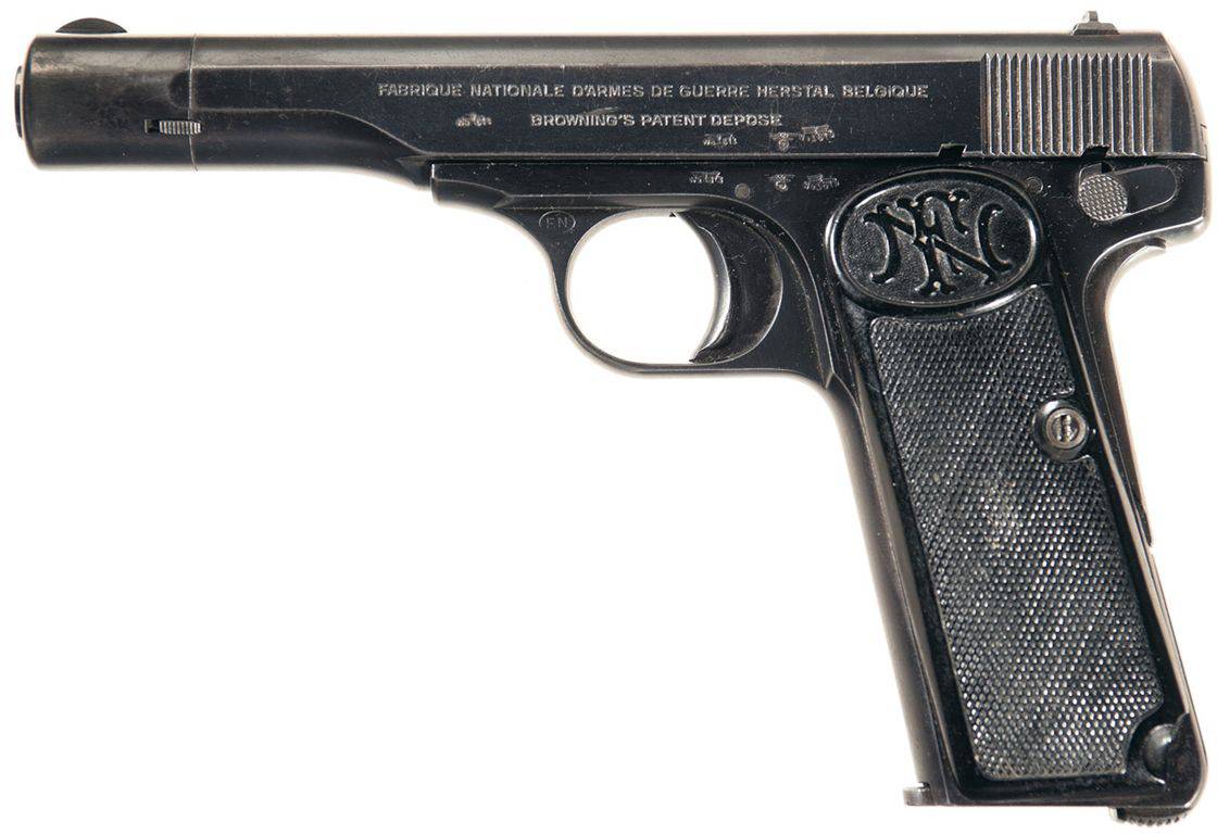 Пистолет fn browning m 1910 / m 1922 / бельгия / пистолеты / стрелковое вооружение / арсенал-инфо.рф