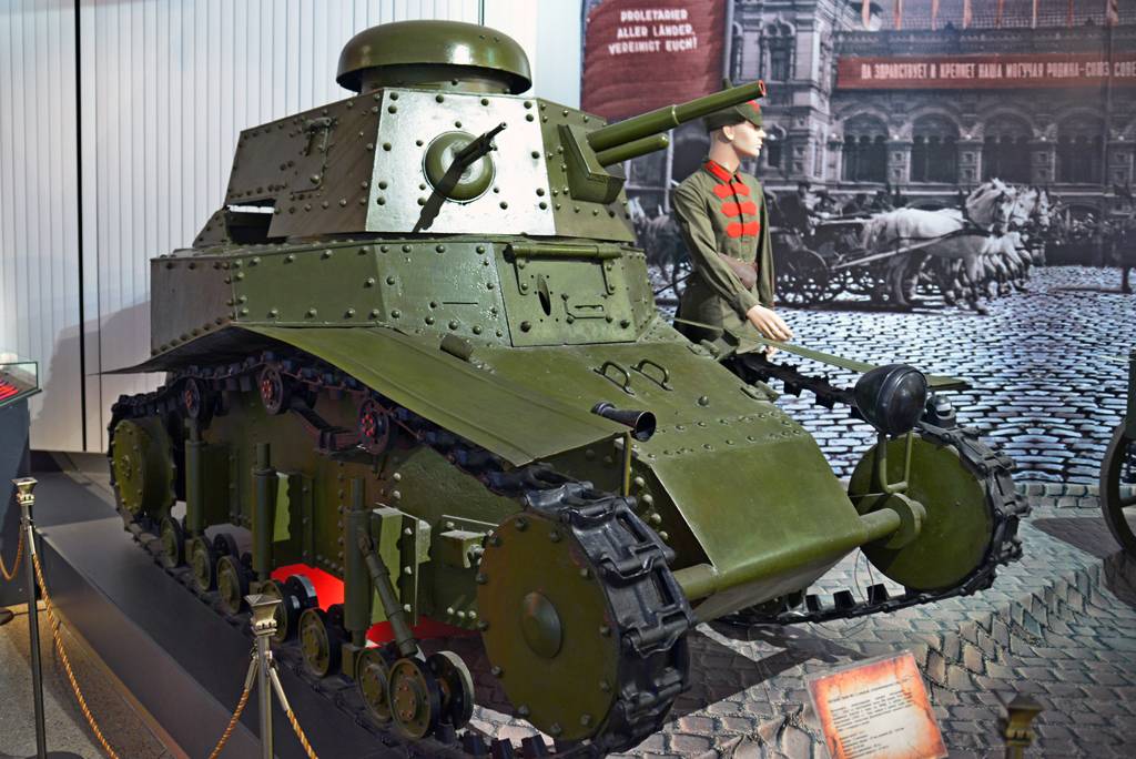 Советский танк мс-1, обзор, фото, видео, зоны пробития