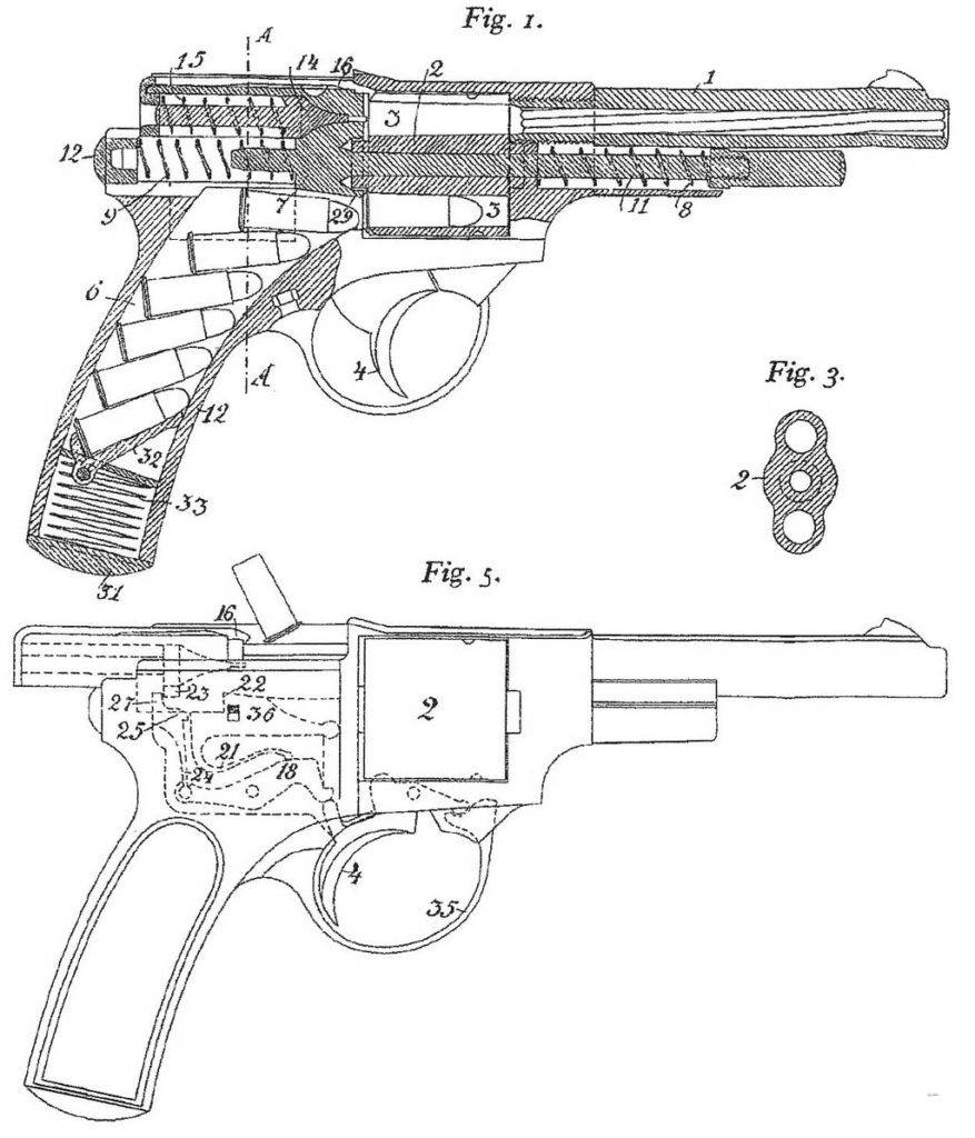 Автоматический револьвер mateba model 6 unica (италия)