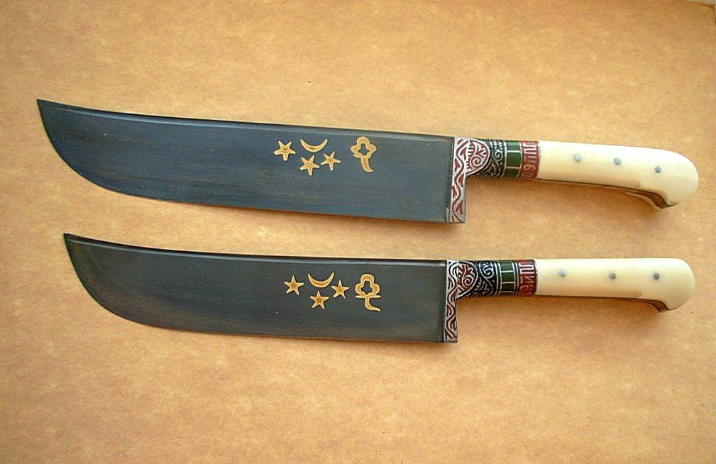 Необычный нож пчак из узбекистана