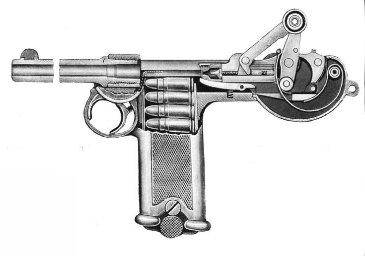 Borchardt c93 пистолет - характеристики, фото, ттх