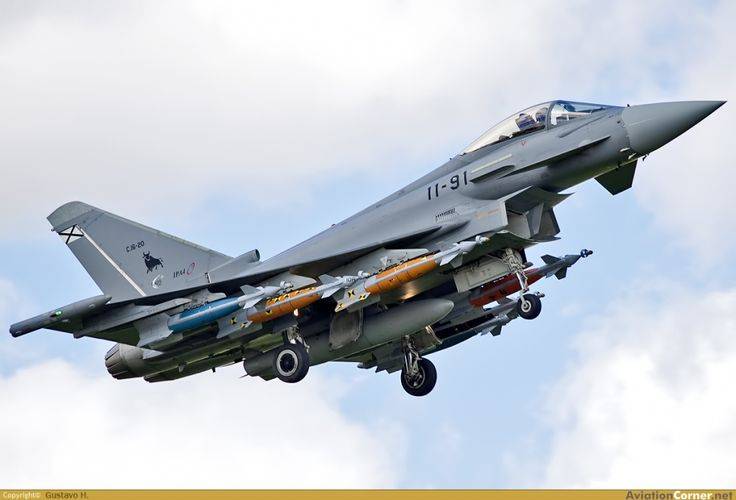 Многоцелевой истребитель eurofighter typhoon (европа). фото и описание