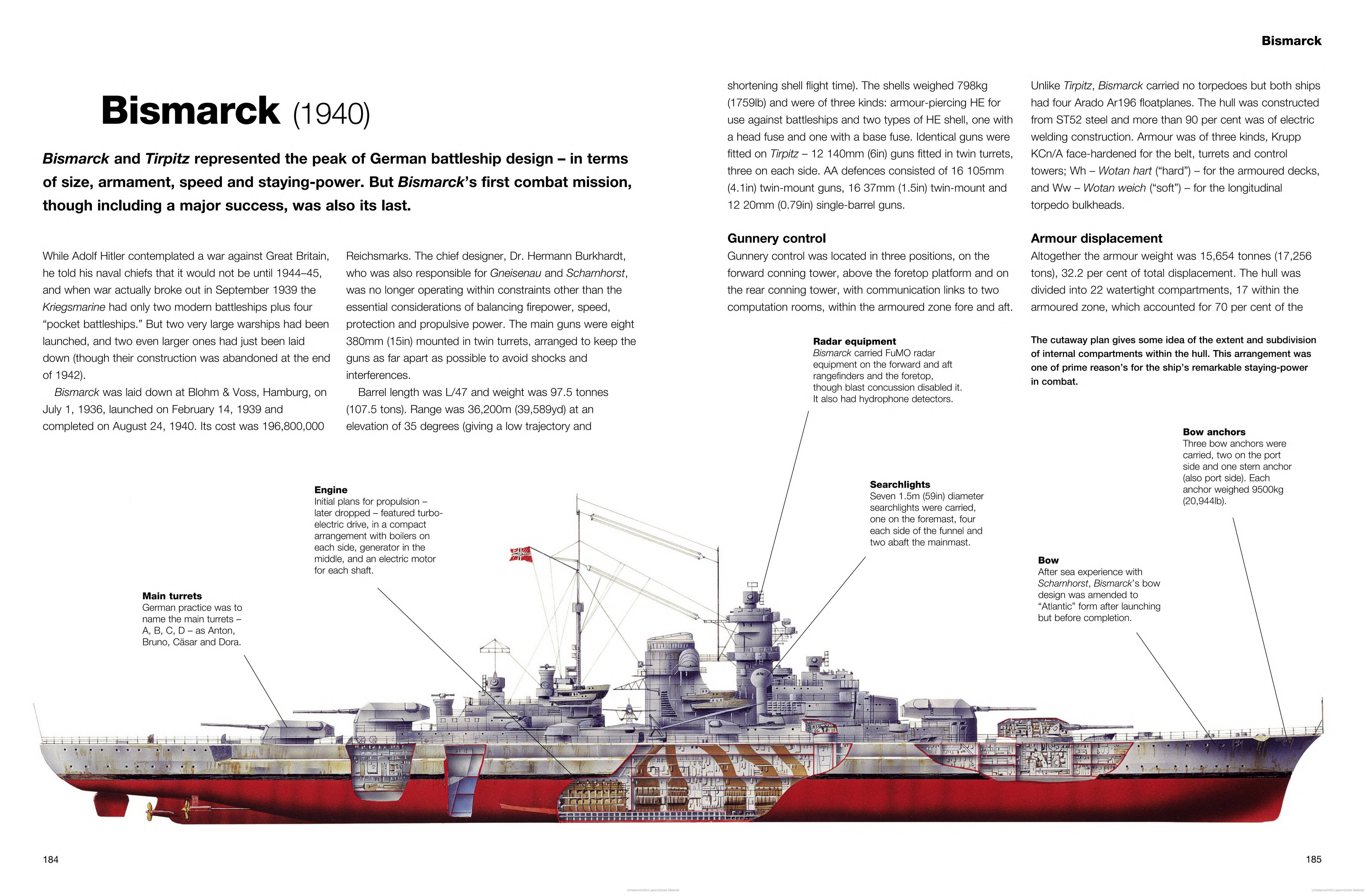Немецкий линейный корабль «бисмарк»: супердредноут гитлера - big-army.ru