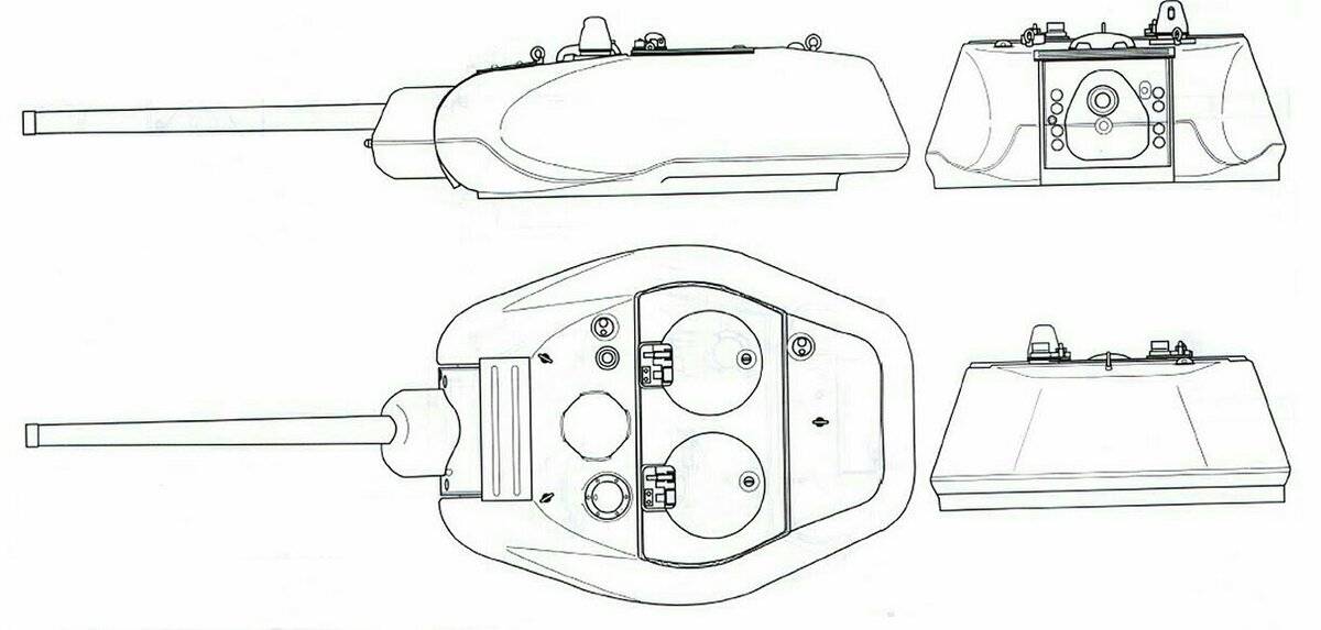 Т-34-76: танк, технические характеристики (ттх), лобовая часть башни, конструкция, приборы наблюдения, вес
