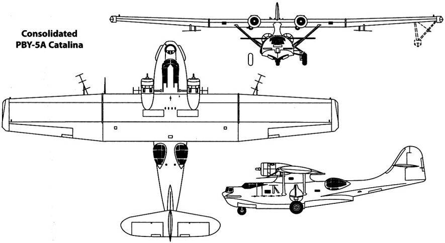 Consolidated pby catalina - патрульно-бомбардировочная летающая лодка | красные соколы нашей родиныкрасные соколы нашей родины